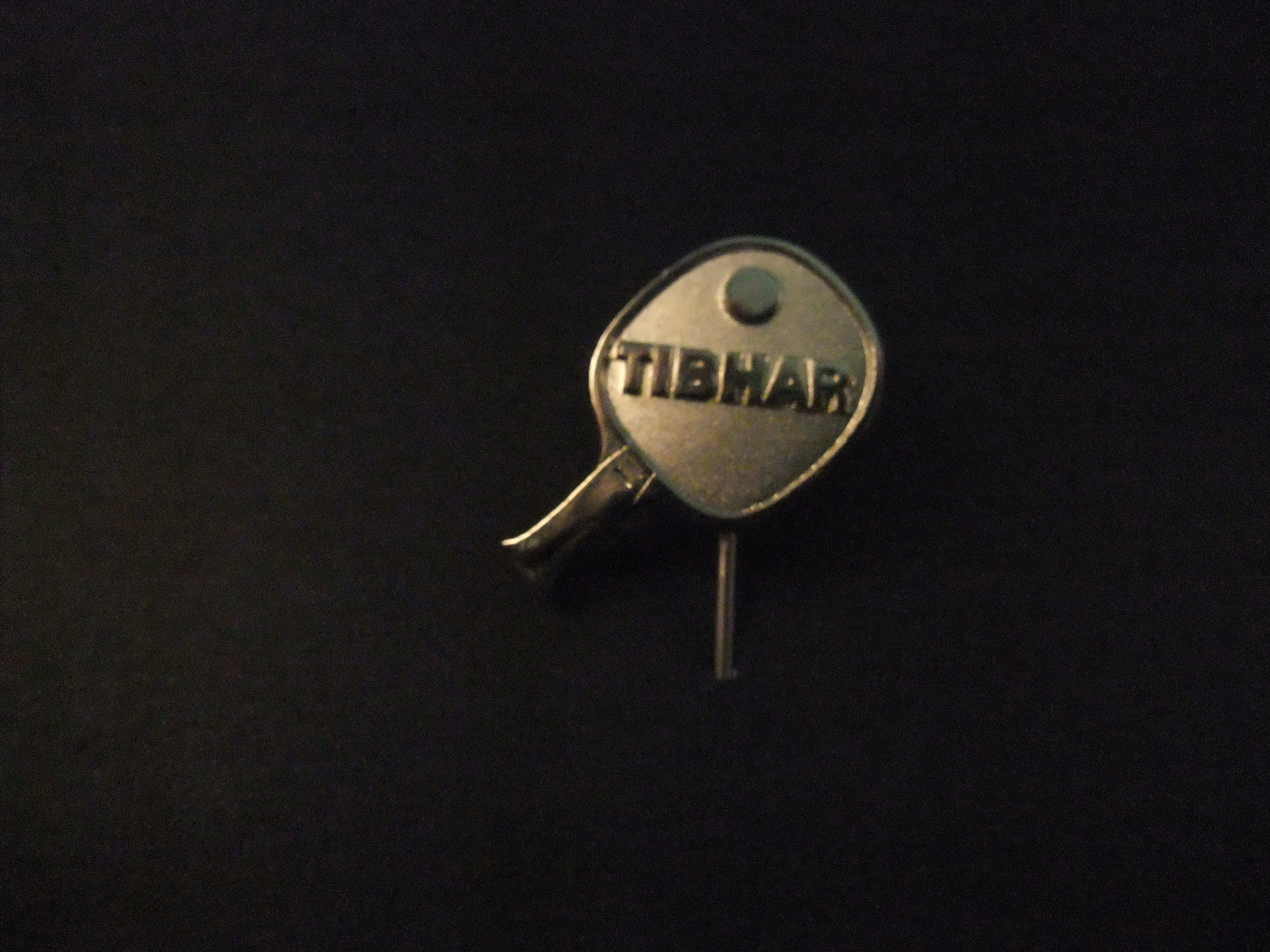 Tibhar Duitse fabrikant van sportartikelen ( tafeltennis) zilverkleurig